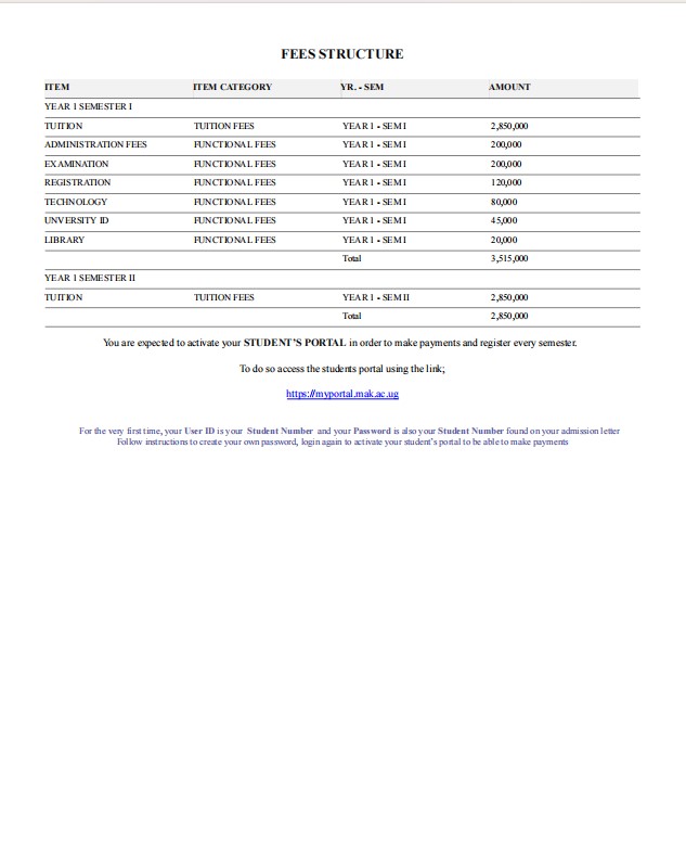 admission letter